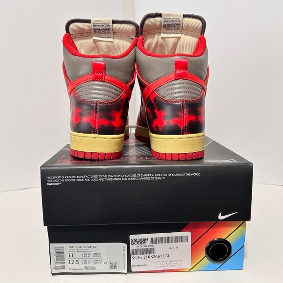 Nike Red and Gray Athletic Shoes - Picture 2 of 6